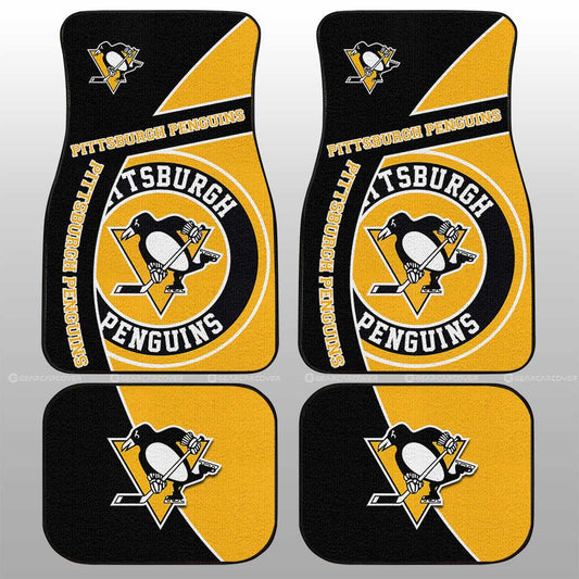 Pittsburgh Penguins Car Floor Mats Custom Car Accessories For Fans - Gearcarcover - 1