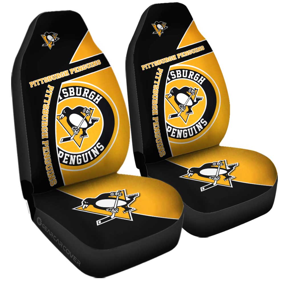 Pittsburgh Penguins Car Seat Covers Custom Car Accessories For Fans - Gearcarcover - 3