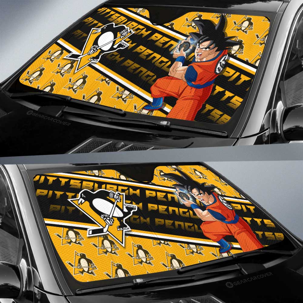 Pittsburgh Penguins Car Sunshade Custom Car Decorations For Fans - Gearcarcover - 2