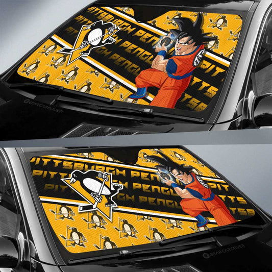 Pittsburgh Penguins Car Sunshade Custom Car Decorations For Fans - Gearcarcover - 2