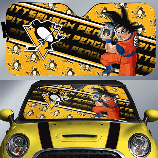 Pittsburgh Penguins Car Sunshade Custom Car Decorations For Fans - Gearcarcover - 1