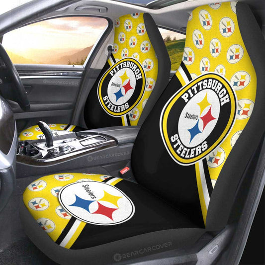 Pittsburgh Steelers Car Seat Covers Custom Car Accessories For Fans - Gearcarcover - 2