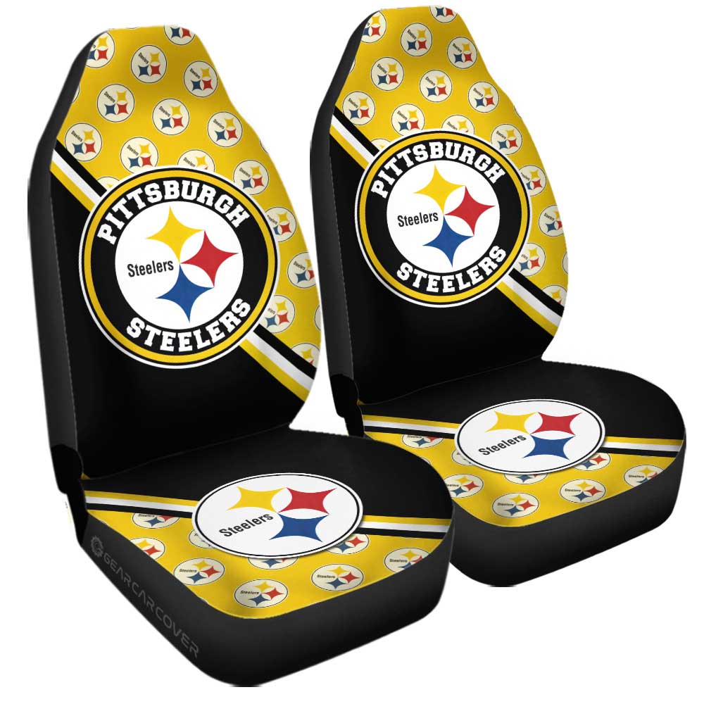 Pittsburgh Steelers Car Seat Covers Custom Car Accessories For Fans - Gearcarcover - 3