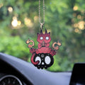 Pizza Devil Kitty Ornament Custom Car Accessories Halloween Gifts - Gearcarcover - 2