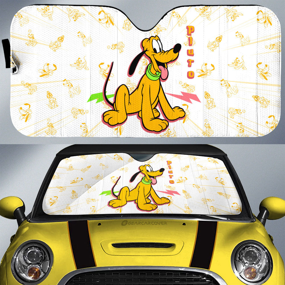 Pluto Car Sunshade Custom Cartoon Car Accessories - Gearcarcover - 1