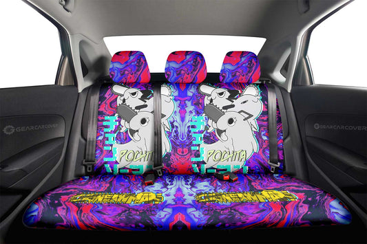 Pochita Car Back Seat Cover Custom Chainsaw Man Anime - Gearcarcover - 2