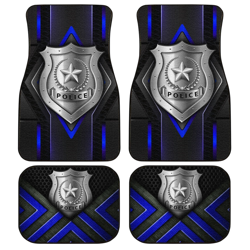 Police Car Floor Mats Custom Car Accessories For Police - Gearcarcover - 1