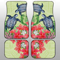 Polynesian Turtle Car Floor Mats Custom Flowers Car Accessories - Gearcarcover - 2