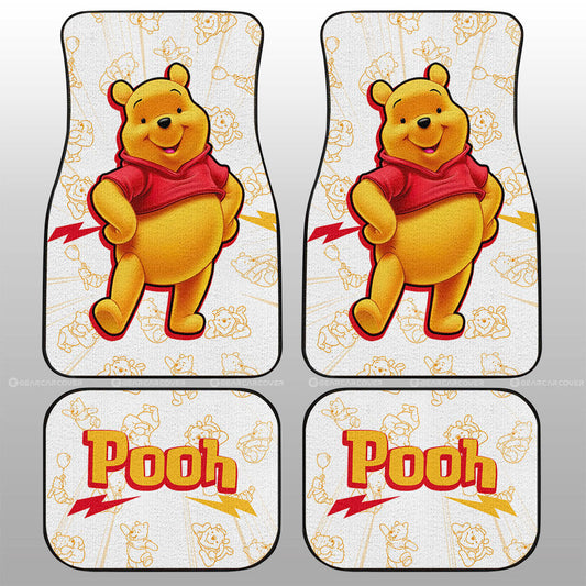 Pooh Car Floor Mats Custom Cartoon Car Accessories - Gearcarcover - 1