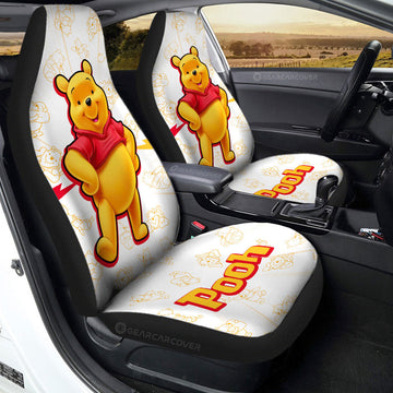 Pooh Car Seat Covers Custom Cartoon Car Accessories - Gearcarcover - 1