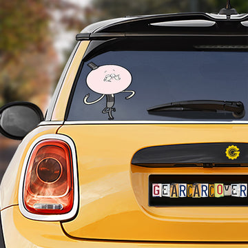 Pops Maellard Car Sticker Custom Regular Show Cartoon - Gearcarcover - 1