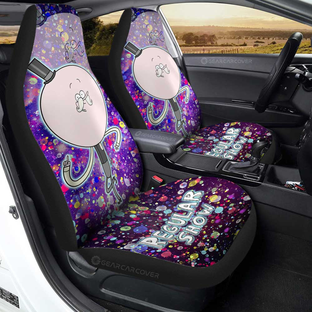 Pops Maellard Regular Show Car Seat Covers Custom Cartoon Car Accessories - Gearcarcover - 1