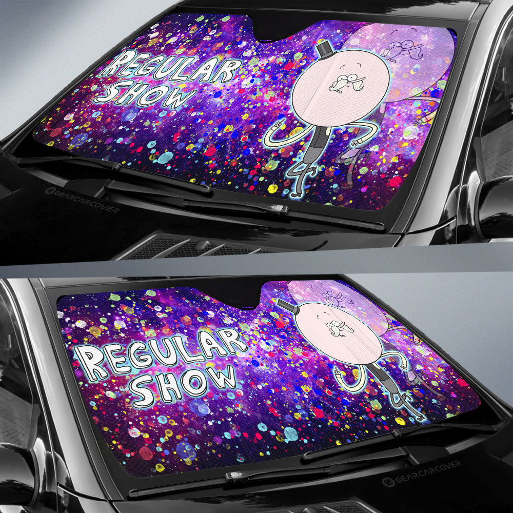 Pops Maellard Regular Show Car Sunshade Custom Cartoon Car Accessories - Gearcarcover - 2