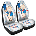 Porky Pig Car Seat Covers Custom Cartoon Car Accessories - Gearcarcover - 3