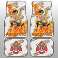 Portgas D. Ace Car Floor Mats Custom One Piece Anime - Gearcarcover - 1