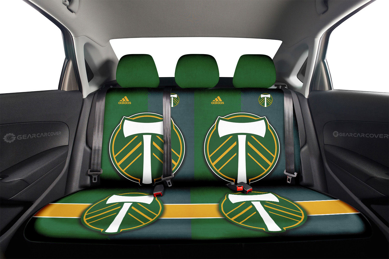 Portland Timbers Car Back Seat Covers Custom Car Accessories For Fans - Gearcarcover - 1