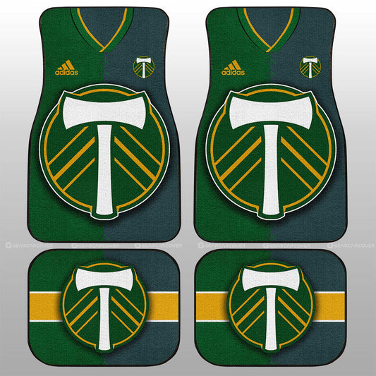Portland Timbers Car Floor Mats Custom Car Accessories For Fans - Gearcarcover - 1