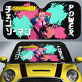 Power Car Sunshade Custom Chainsaw Man Anime Car Accessories - Gearcarcover - 1