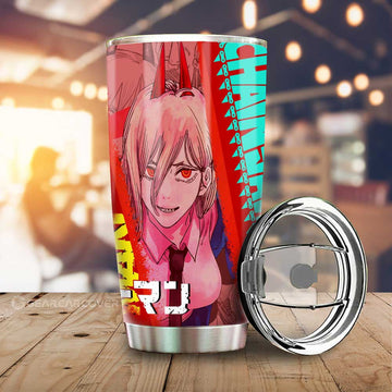 Power Tumbler Cup Custom Chainsaw Man Anime - Gearcarcover - 1