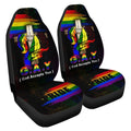 Pride LGBT Car Seat Covers Custom Gay God Accept You Car Accessories - Gearcarcover - 3