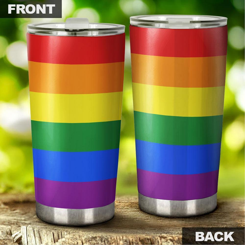Pride LGBT Tumbler Stainless Steel Pattern - Gearcarcover - 3