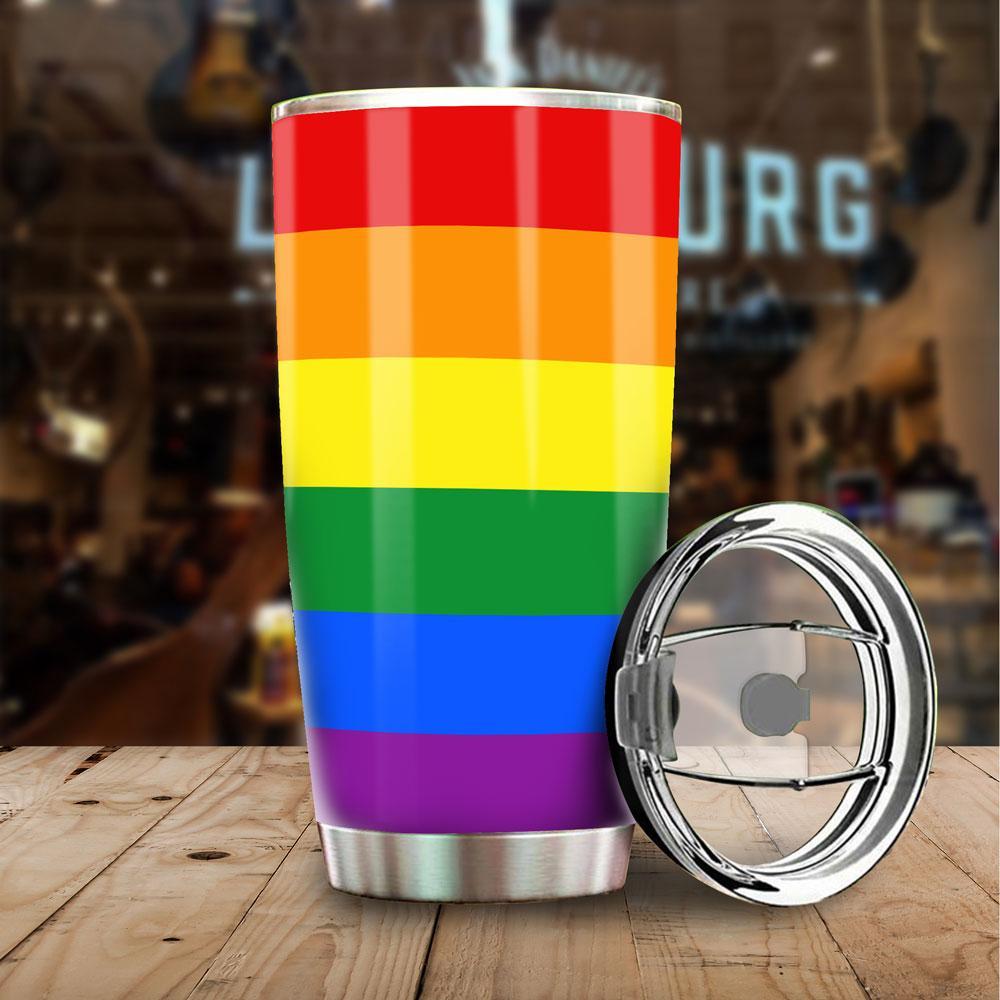 Pride LGBT Tumbler Stainless Steel Pattern - Gearcarcover - 1
