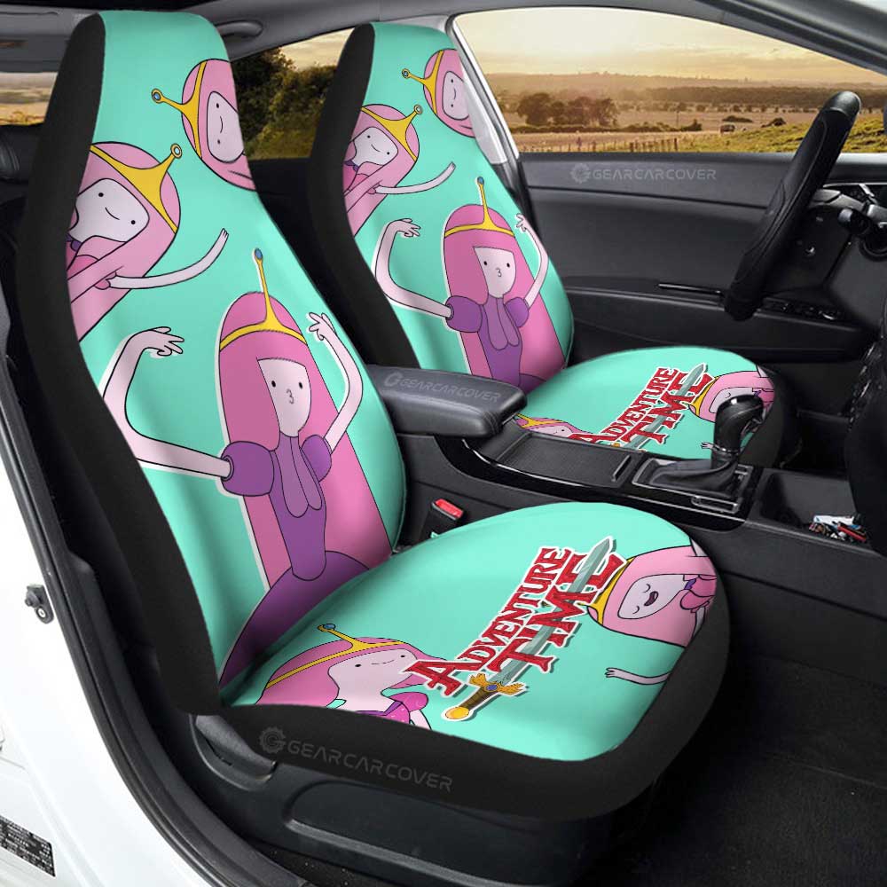 Princess Bubblegum Adventure Time Car Seat Covers Custom Cartoon Car Accessories - Gearcarcover - 1