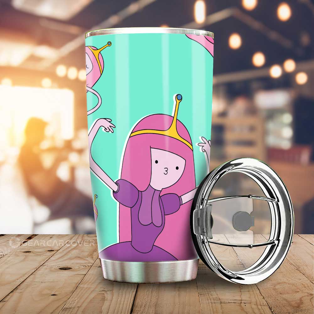 Princess Bubblegum Adventure Time Tumbler Cup Custom Cartoon Car Accessories - Gearcarcover - 1