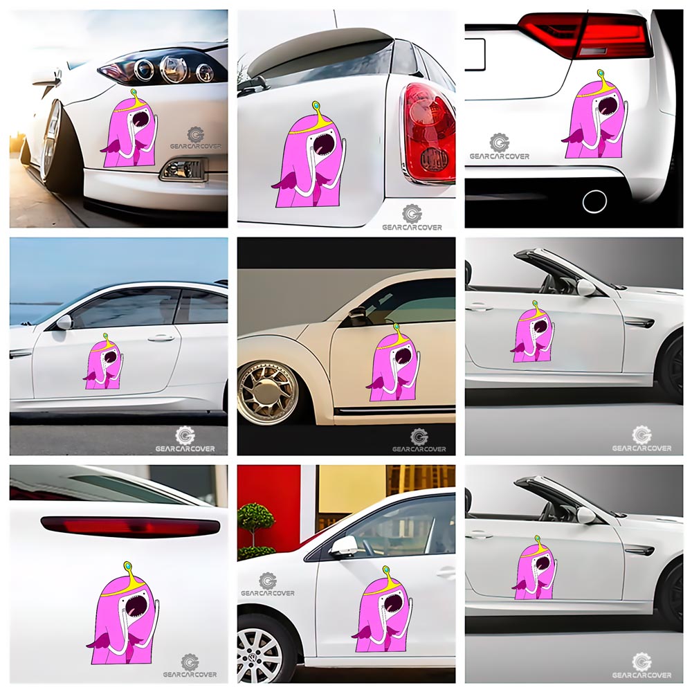 Princess Bubblegum Car Sticker Custom Adventure Time - Gearcarcover - 2