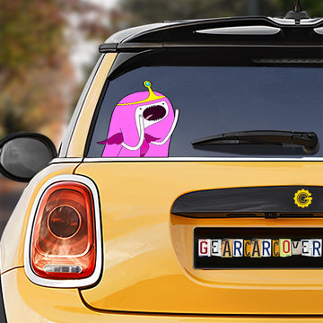 Princess Bubblegum Car Sticker Custom Adventure Time - Gearcarcover - 1
