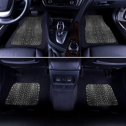 Printed Skin Crocodile Car Floor Mats Custom Animal Car Accessories - Gearcarcover - 1