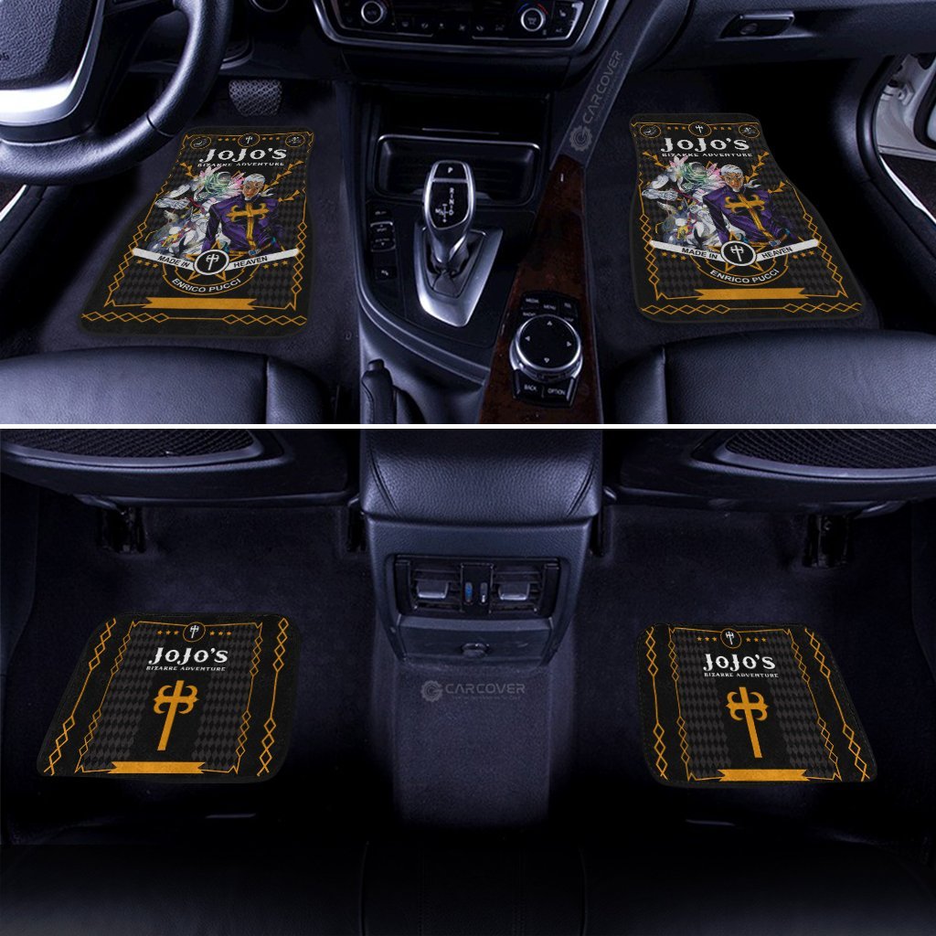 Pucci Car Floor Mats Custom JoJo's Bizarre Anime Car Interior Accessories - Gearcarcover - 3