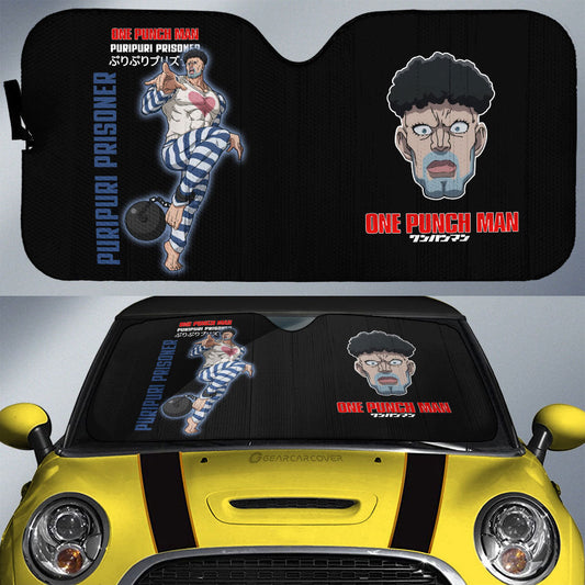 Puripuri Prisoner Car Sunshade Custom One Punch Man Anime Car Interior Accessories - Gearcarcover - 1