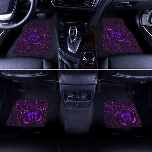 Purple Butterfly Car Floor Mats Custom Car Accessories - Gearcarcover - 2