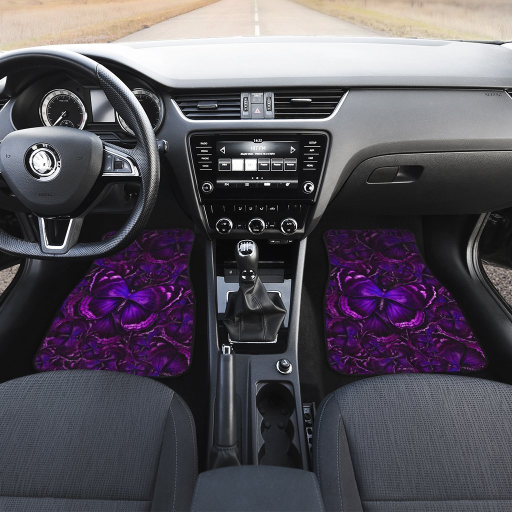 Purple Butterfly Car Floor Mats Custom Car Accessories - Gearcarcover - 3