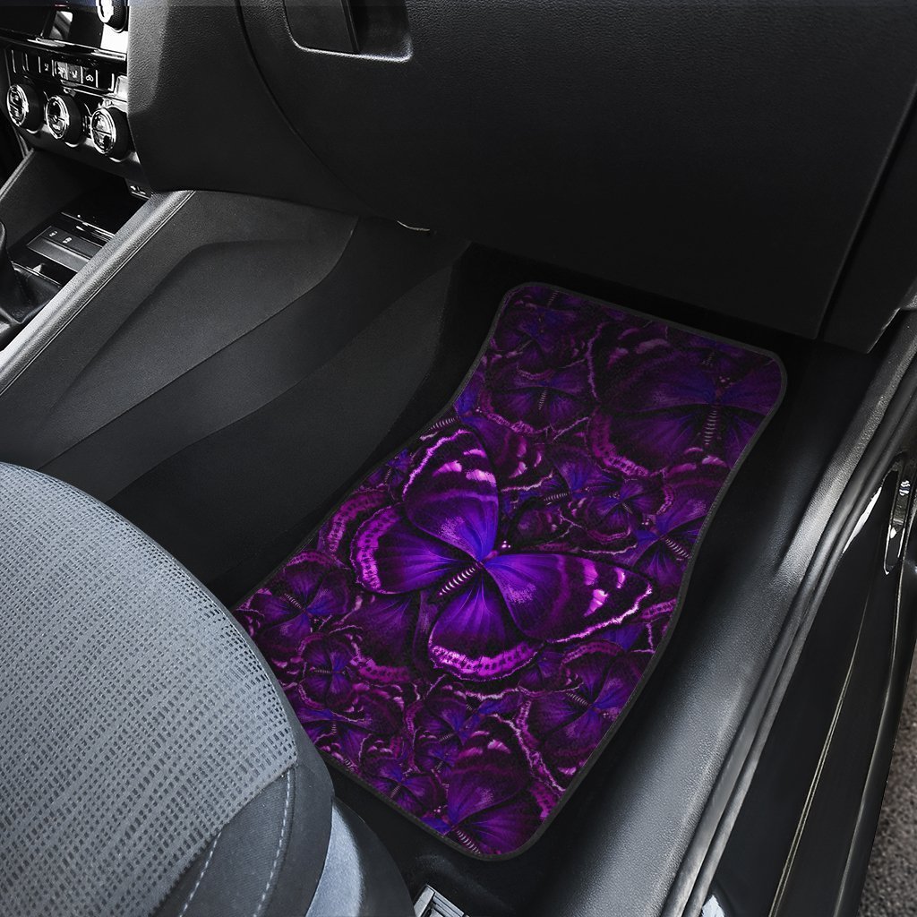 Purple Butterfly Car Floor Mats Custom Car Accessories - Gearcarcover - 4