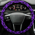 Purple Cheetah Skin Steering Wheel Cover Custom Printed Car Accessories - Gearcarcover - 4