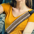 Python Skin Seat Belt Covers Custom Animal Skin Printed Car Interior Accessories - Gearcarcover - 1