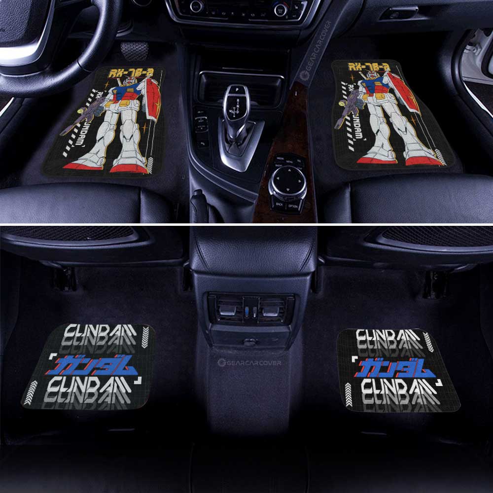 RX-78-2 Gundam Car Floor Mats Custom Gundam Anime Car Accessories - Gearcarcover - 2