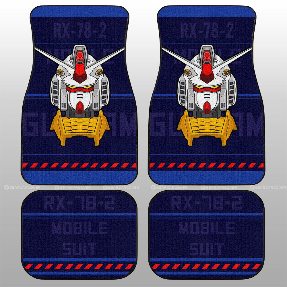 RX-78-2 Gundam Car Floor Mats Custom Gundam Anime Car Accessories - Gearcarcover - 2