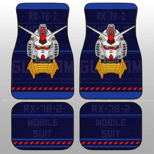 RX-78-2 Gundam Car Floor Mats Custom Gundam Anime Car Accessories - Gearcarcover - 2