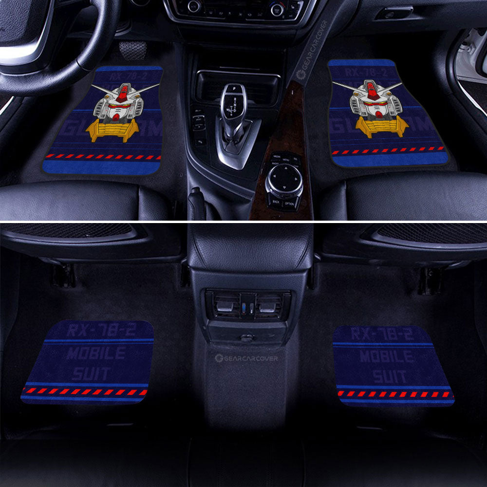 RX-78-2 Gundam Car Floor Mats Custom Gundam Anime Car Accessories - Gearcarcover - 3