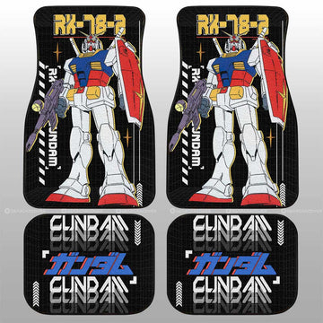RX-78-2 Gundam Car Floor Mats Custom Gundam Anime Car Accessories - Gearcarcover - 1