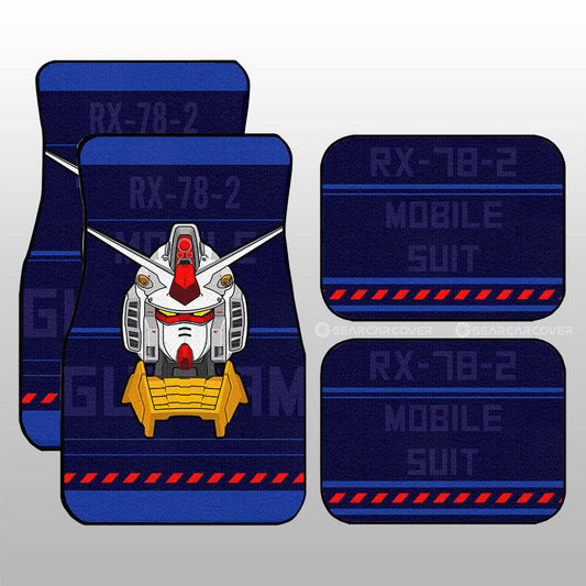 RX-78-2 Gundam Car Floor Mats Custom Gundam Anime Car Accessories - Gearcarcover - 1