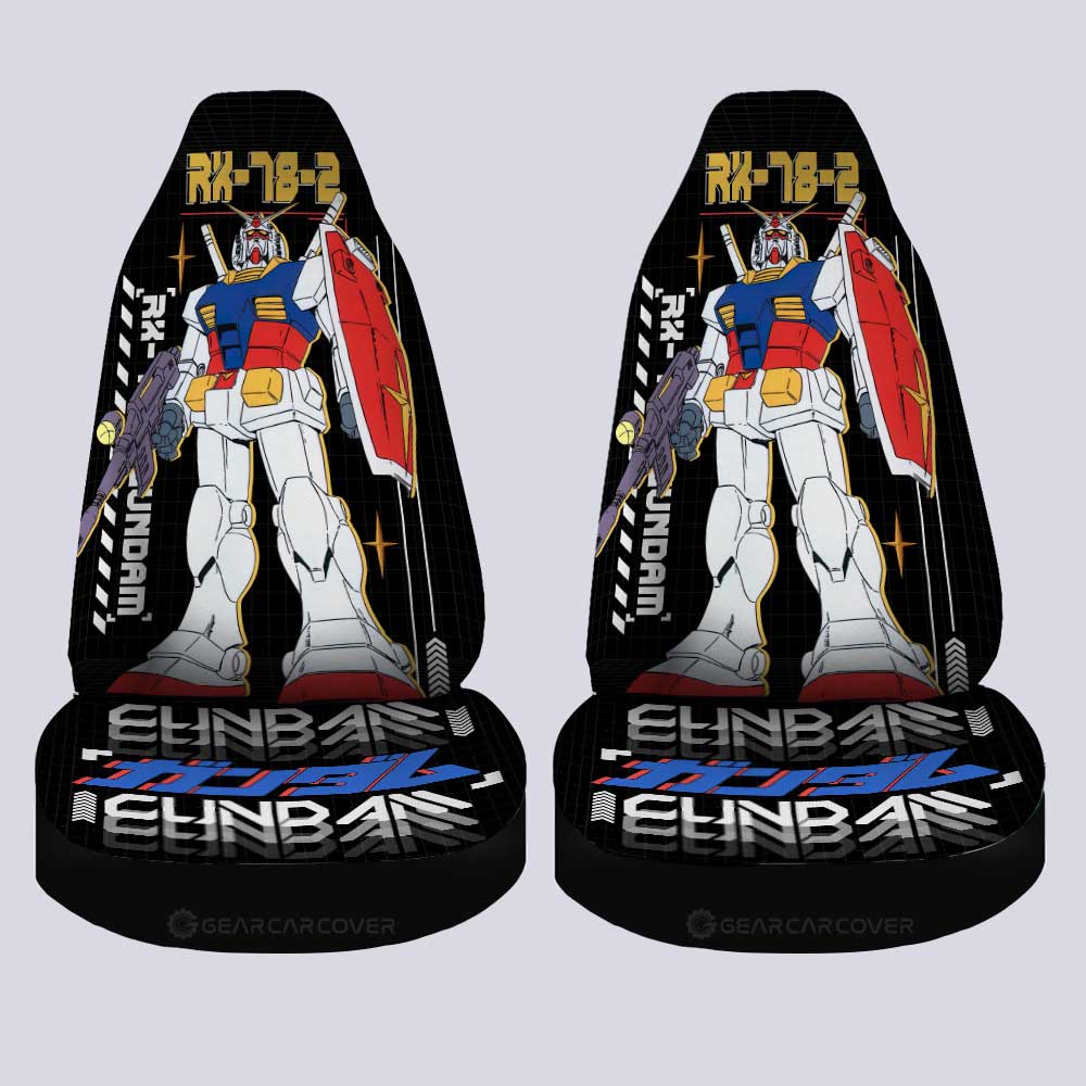 RX-78-2 Gundam Car Seat Covers Custom Gundam Anime Car Accessories - Gearcarcover - 2