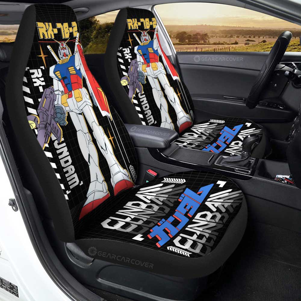 RX-78-2 Gundam Car Seat Covers Custom Gundam Anime Car Accessories - Gearcarcover - 3