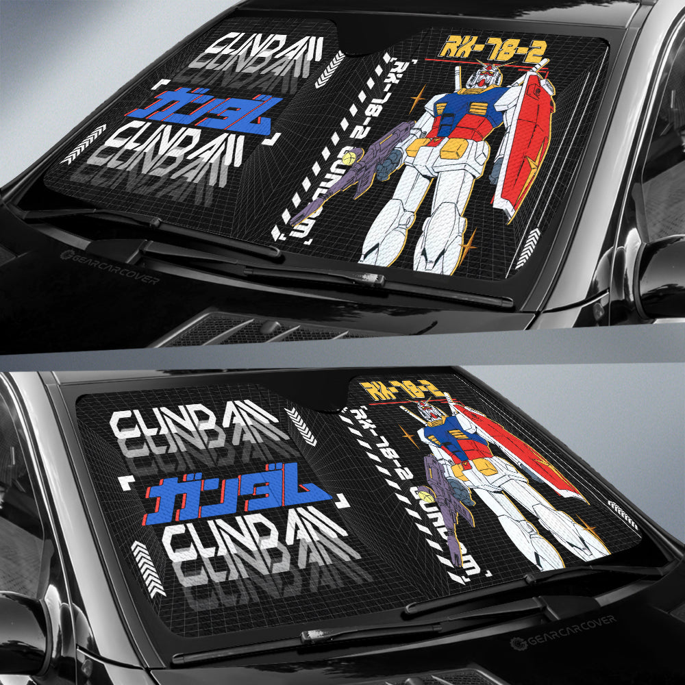 RX-78-2 Gundam Car Sunshade Custom Gundam Anime Car Interior Accessories - Gearcarcover - 3