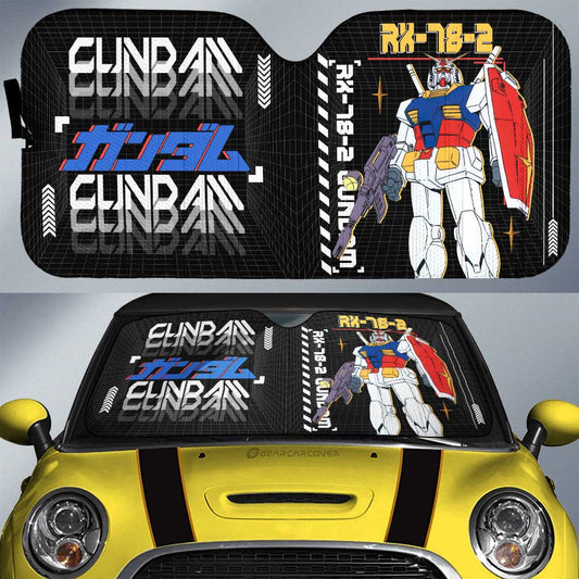 RX-78-2 Gundam Car Sunshade Custom Gundam Anime Car Interior Accessories - Gearcarcover - 1