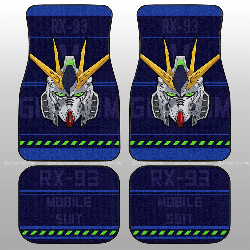 RX-93 _ Gundam Car Floor Mats Custom Gundam Anime Car Accessories - Gearcarcover - 1