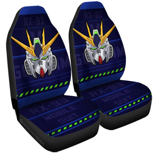 RX-93 _ Gundam Car Seat Covers Custom Gundam Anime Car Accessories - Gearcarcover - 2